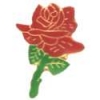 ROSE PIN RED ROSE FLOWER PIN